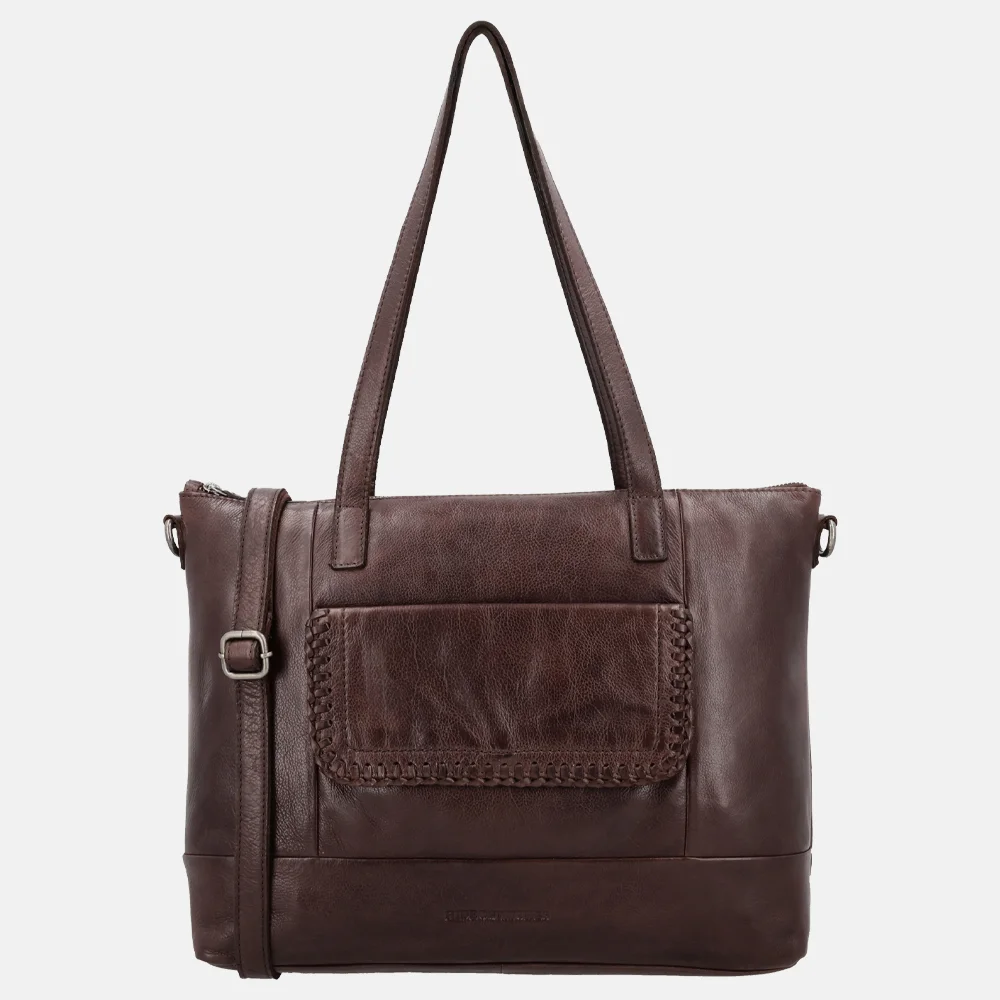 Hide Stitches shopper bruin